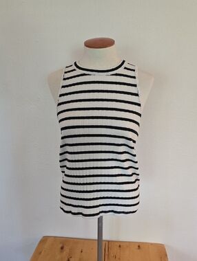 Free People Tank Top - Black & White